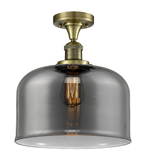 Franklin Restoration One Light Semi-Flush Mount in Antique Brass (405|5171CHABG73L)