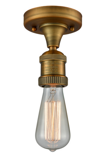 Franklin Restoration One Light Semi-Flush Mount in Brushed Brass (405|5171CBB)