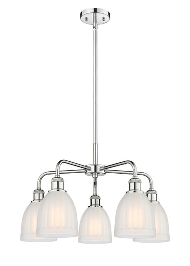 Ballston Five Light Chandelier in Polished Chrome (405|5165CRPCG441)