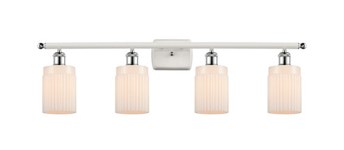 Ballston Four Light Bath Vanity in White Polished Chrome (405|5164WWPCG341)