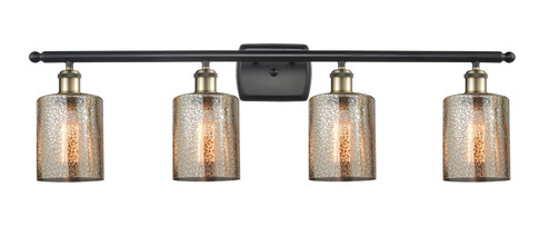 Ballston Four Light Bath Vanity in Black Antique Brass (405|5164WBABG116)