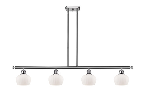Ballston Four Light Island Pendant in Brushed Satin Nickel (405|5164ISNG91)