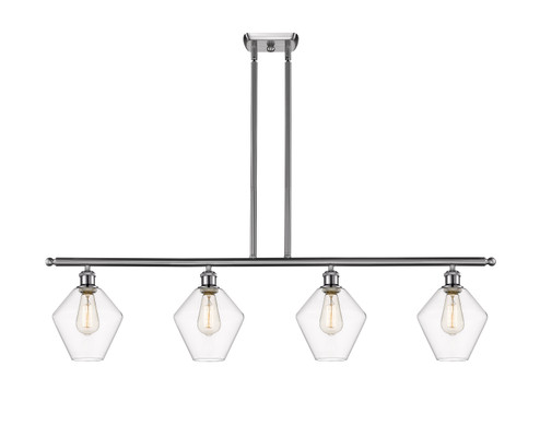 Ballston Four Light Island Pendant in Brushed Satin Nickel (405|5164ISNG6528)