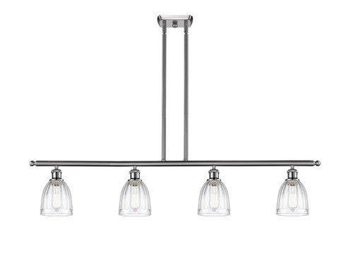 Ballston Four Light Island Pendant in Brushed Satin Nickel (405|5164ISNG442)