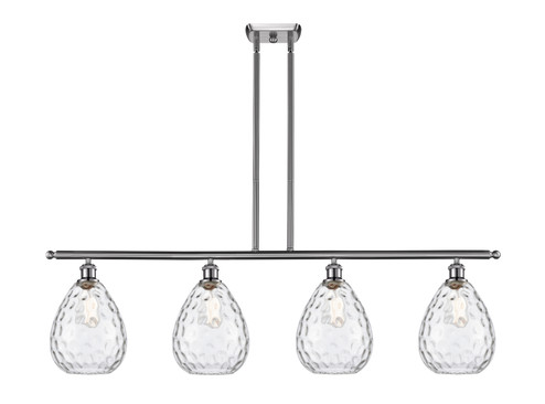 Ballston Four Light Island Pendant in Brushed Satin Nickel (405|5164ISNG372)