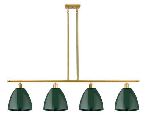 Ballston Four Light Island Pendant in Satin Gold (405|5164ISGMBD9GR)