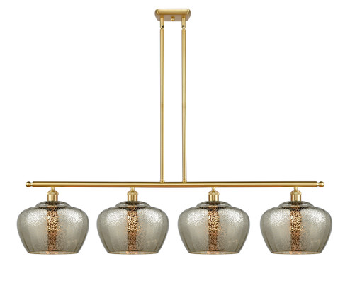 Ballston Four Light Island Pendant in Satin Gold (405|5164ISGG96L)