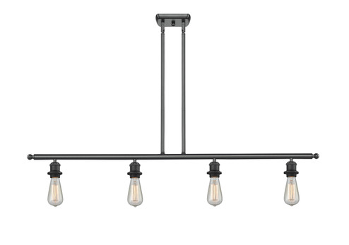 Ballston Four Light Island Pendant in Matte Black (405|5164IBK) Ballston Four Light Island Pendant in Matte Black (405|5164IBK)
