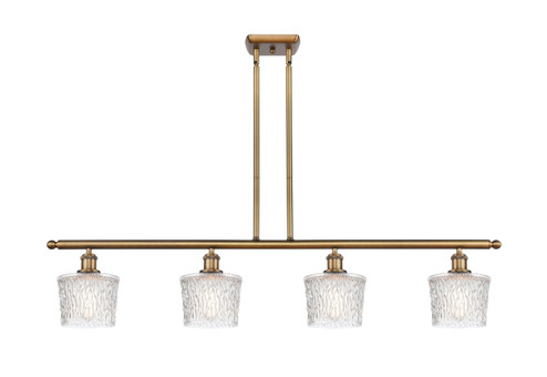 Ballston Four Light Island Pendant in Brushed Brass (405|5164IBBG402)
