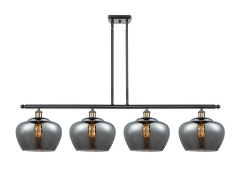 Ballston Four Light Island Pendant in Black Antique Brass (405|5164IBABG93L)