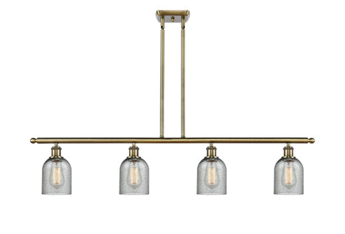 Ballston Four Light Island Pendant in Antique Brass (405|5164IABG257)