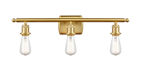 Ballston Three Light Bath Vanity in Satin Gold (405|5163WSG)