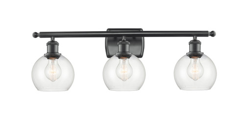 Ballston Three Light Bath Vanity in Matte Black (405|5163WBKG1226)