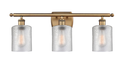Ballston Three Light Bath Vanity in Brushed Brass (405|5163WBBG112)