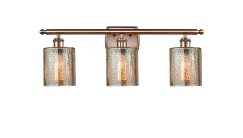 Ballston Three Light Bath Vanity in Antique Copper (405|5163WACG116)