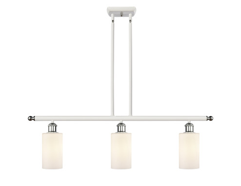 Ballston Three Light Island Pendant in White Polished Chrome (405|5163IWPCG801)