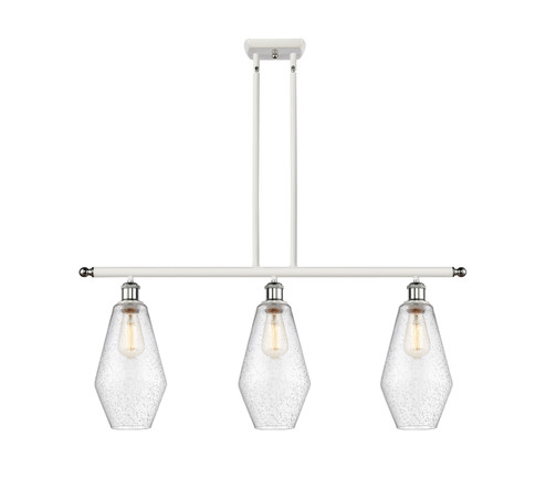 Ballston Three Light Island Pendant in White Polished Chrome (405|5163IWPCG6547)