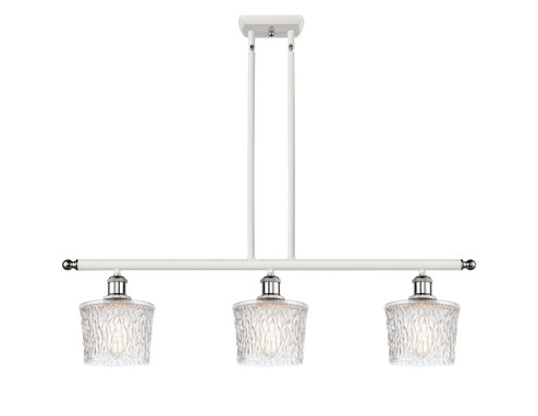 Ballston Three Light Island Pendant in White Polished Chrome (405|5163IWPCG402)