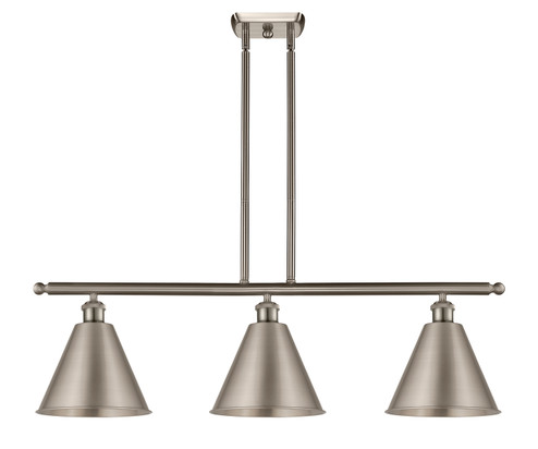 Ballston Three Light Island Pendant in Brushed Satin Nickel (405|5163ISNMBC12SN)