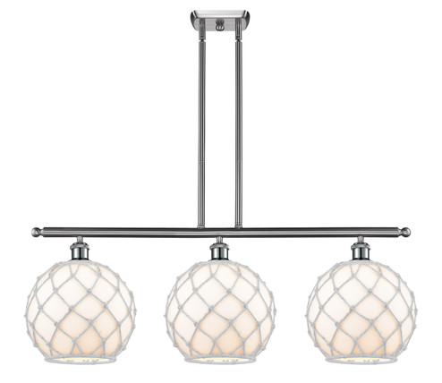 Ballston Three Light Island Pendant in Brushed Satin Nickel (405|5163ISNG12110RW) Ballston Three Light Island Pendant in Brushed Satin Nickel (405|5163ISNG12110RW)