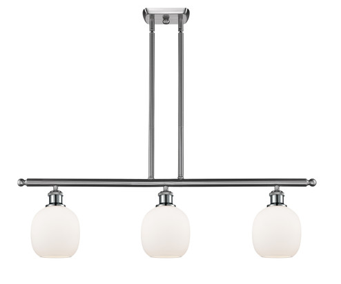 Ballston Three Light Island Pendant in Brushed Satin Nickel (405|5163ISNG101)