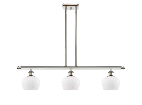 Ballston Three Light Island Pendant in Polished Nickel (405|5163IPNG91)
