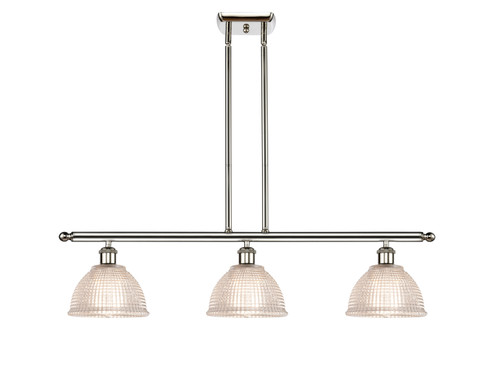 Ballston Three Light Island Pendant in Polished Nickel (405|5163IPNG422)