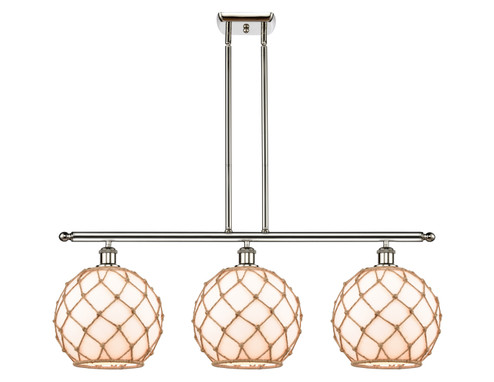 Ballston LED Island Pendant in Polished Nickel (405|5163IPNG12110RBLED)