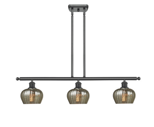 Ballston Three Light Island Pendant in Matte Black (405|5163IBKG96)