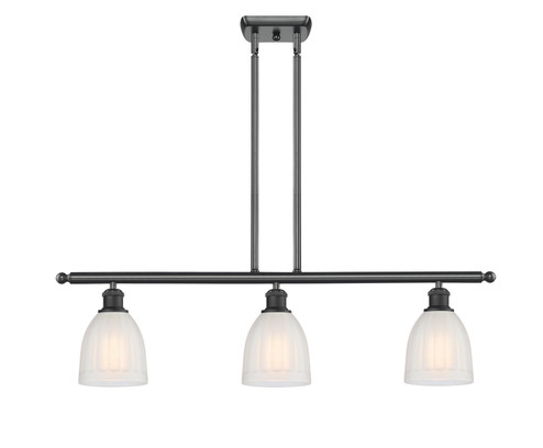 Ballston Three Light Island Pendant in Matte Black (405|5163IBKG441)