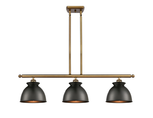 Ballston Three Light Island Pendant in Brushed Brass (405|5163IBBM14BK)
