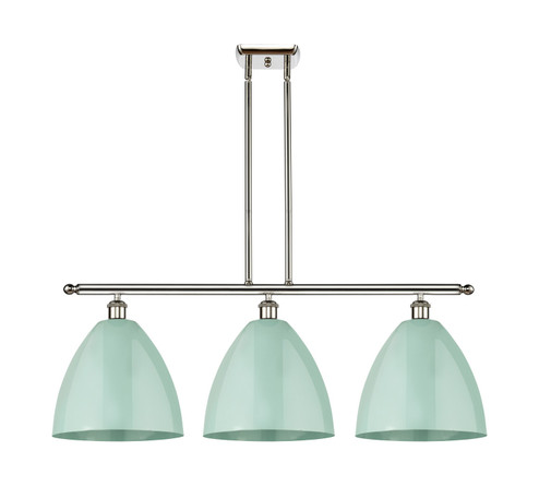 Ballston Three Light Island Pendant in Black Antique Brass (405|5163IBABMBD12RD)