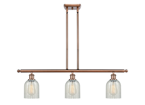 Ballston Three Light Island Pendant in Antique Copper (405|5163IACG2511)