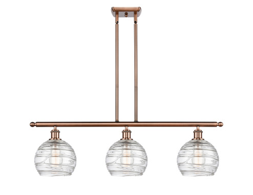 Ballston LED Island Pendant in Antique Copper (405|5163IACG12138LED)