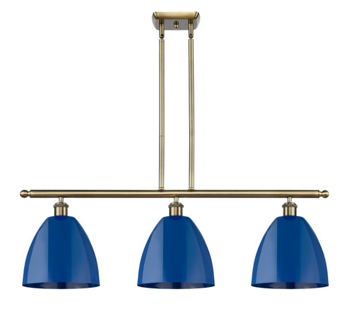 Ballston Three Light Island Pendant in Antique Brass (405|5163IABMBD9BL) Ballston Three Light Island Pendant in Antique Brass (405|5163IABMBD9BL)