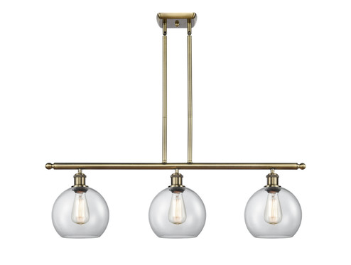 Ballston LED Island Pendant in Antique Brass (405|5163IABG1228LED)