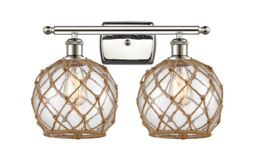 Ballston Two Light Bath Vanity in Polished Nickel (405|5162WPNG1228RB)