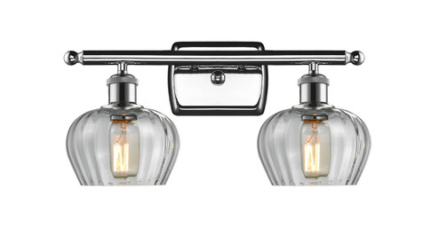 Ballston Two Light Bath Vanity in Polished Chrome (405|5162WPCG92)