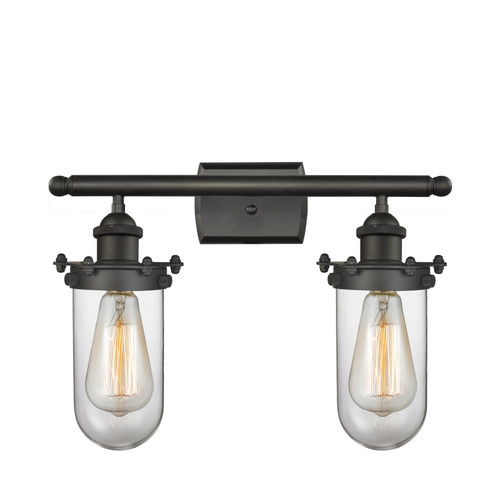 Kingsbury Two Light Bathroom Fixture in Oil Rubbed Bronze (405|5162WOB232CL)