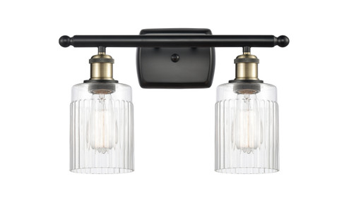 Ballston Two Light Bath Vanity in Black Antique Brass (405|5162WBABG342)