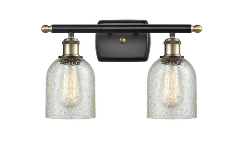 Ballston Two Light Bath Vanity in Black Antique Brass (405|5162WBABG259)
