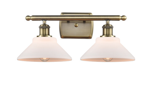 Ballston Two Light Bath Vanity in Antique Brass (405|5162WABG131)