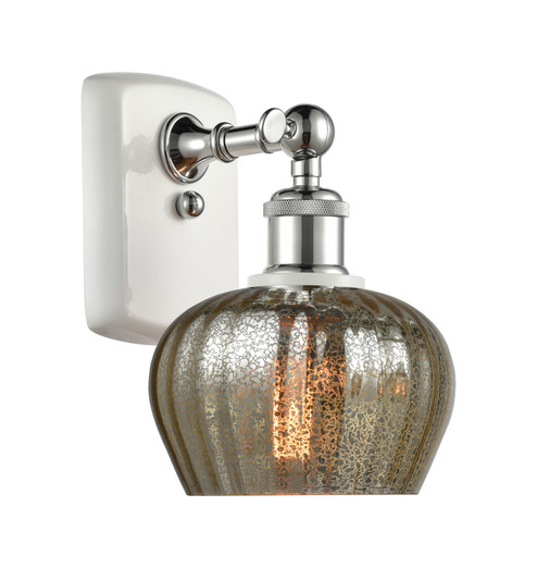 Ballston One Light Wall Sconce in White Polished Chrome (405|5161WWPCG96)