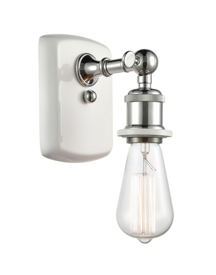 Ballston One Light Wall Sconce in White Polished Chrome (405|5161WWPC)