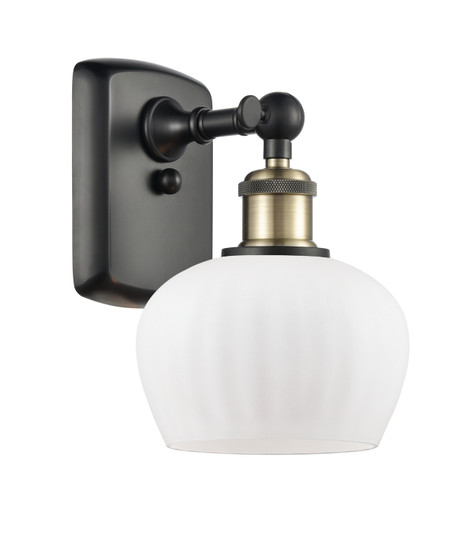 Ballston One Light Wall Sconce in Black Antique Brass (405|5161WBABG91)