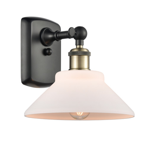 Ballston One Light Wall Sconce in Black Antique Brass (405|5161WBABG131)