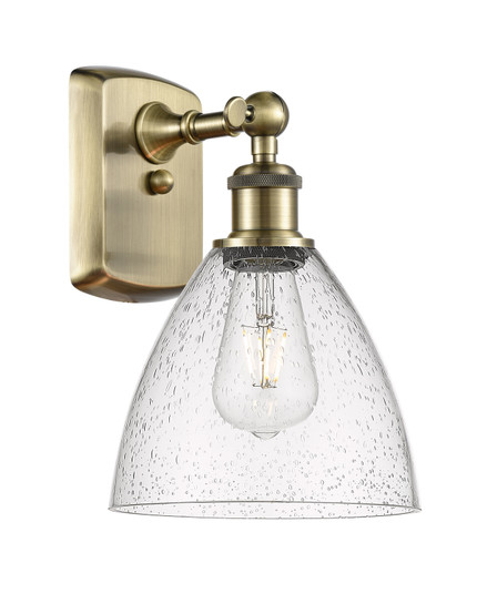 Ballston One Light Wall Sconce in Antique Brass (405|5161WABGBD754)