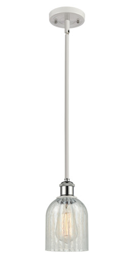 Ballston One Light Mini Pendant in White Polished Chrome (405|5161SWPCG2511)