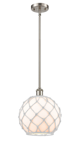 Ballston One Light Mini Pendant in Brushed Satin Nickel (405|5161SSNG12110RW)