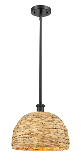 Ballston One Light Mini Pendant in Matte Black (405|5161SBKRBD12NAT)
